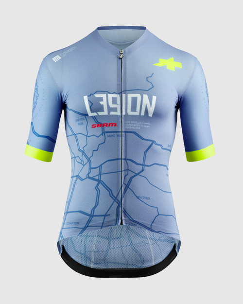Men's Short Sleeve Cannondale Cycling Jersey - White With Reflective Strip & 3 Pocket Back