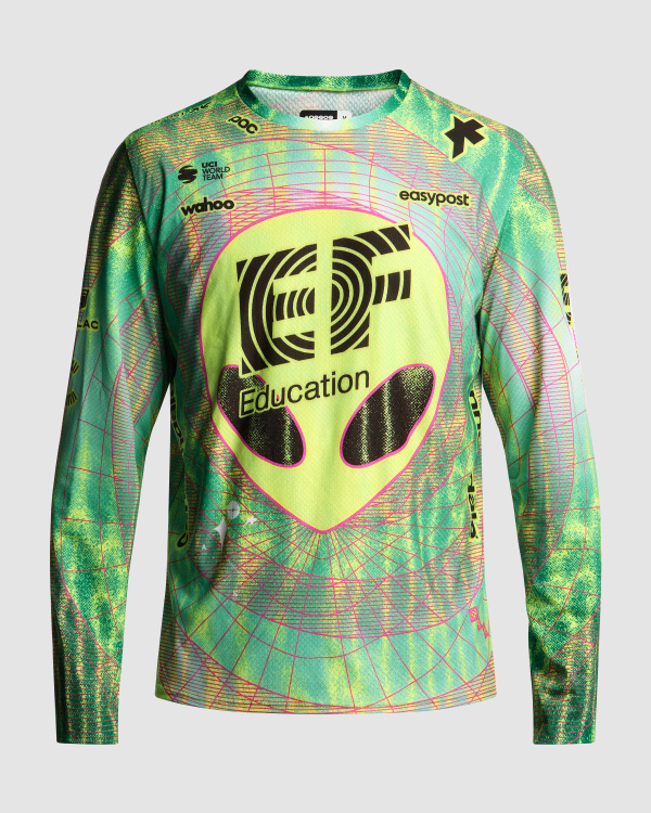 Tactica LS Jersey T5 EF - CLOSE ENCOUNTER, Alien Green » ASSOS Of