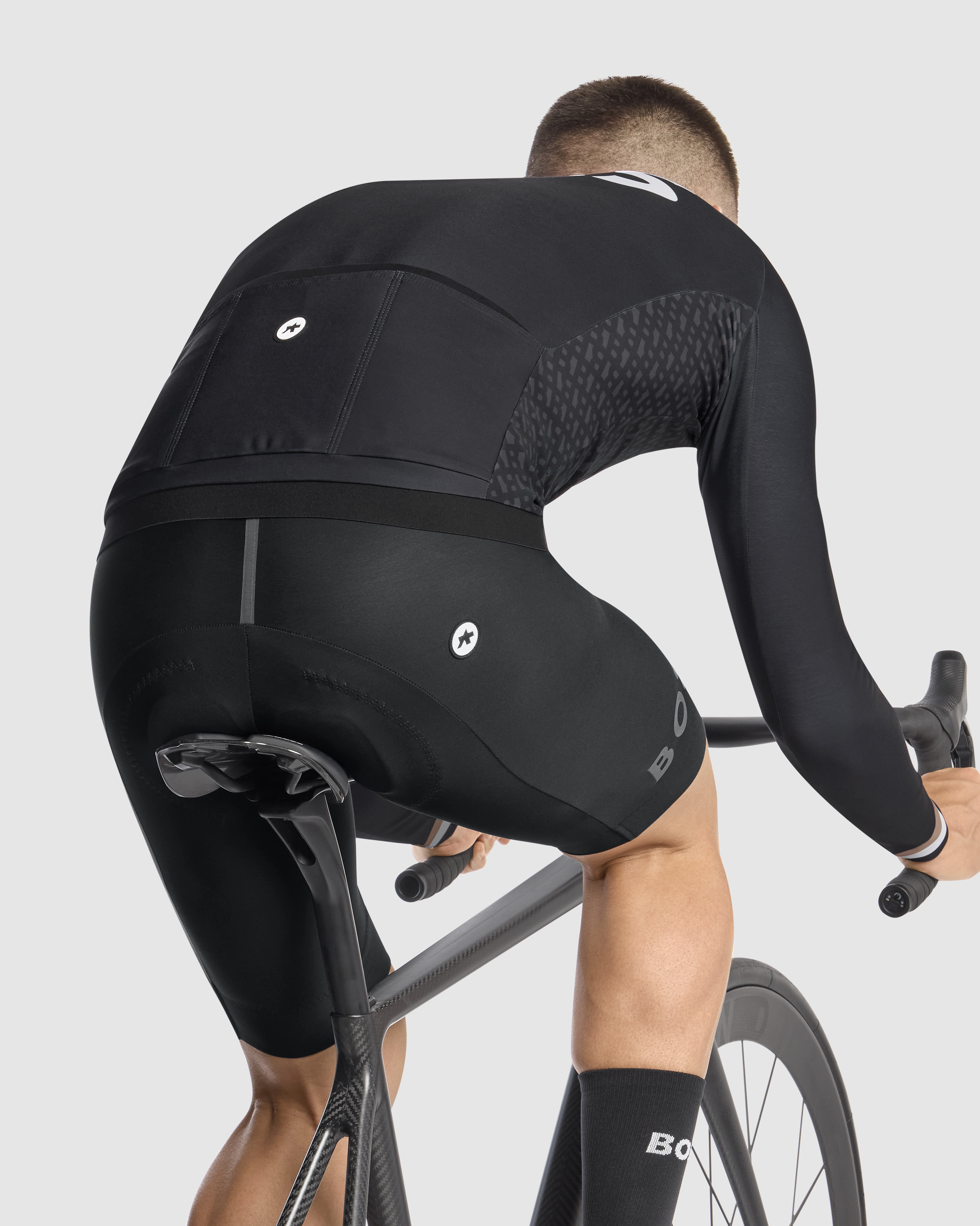 MILLE GT Spring Fall LS Jersey C2 BOSS x ASSOS, Black