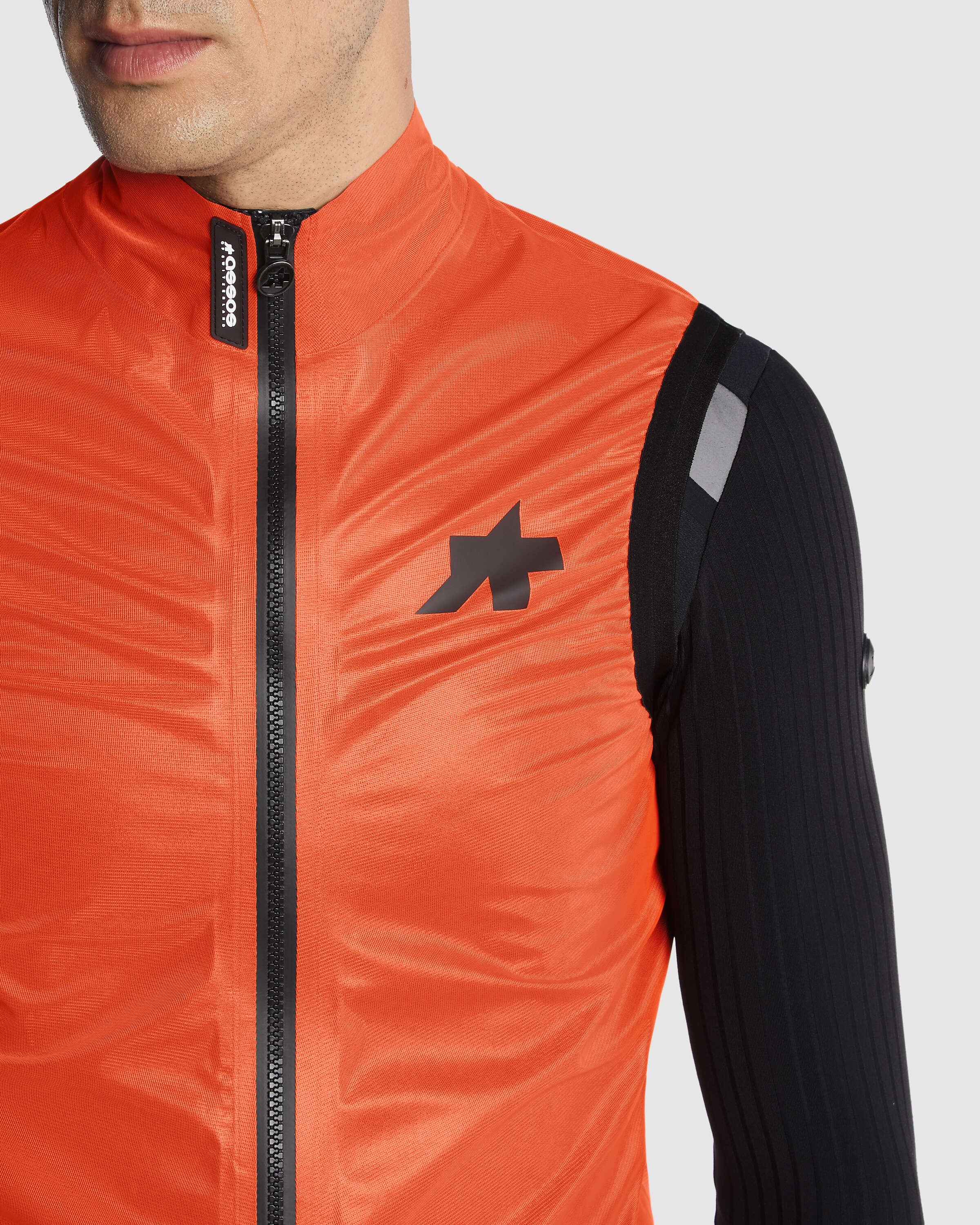 EQUIPE RS Rain Vest S9, Propeller Orange » ASSOS Of Switzerland