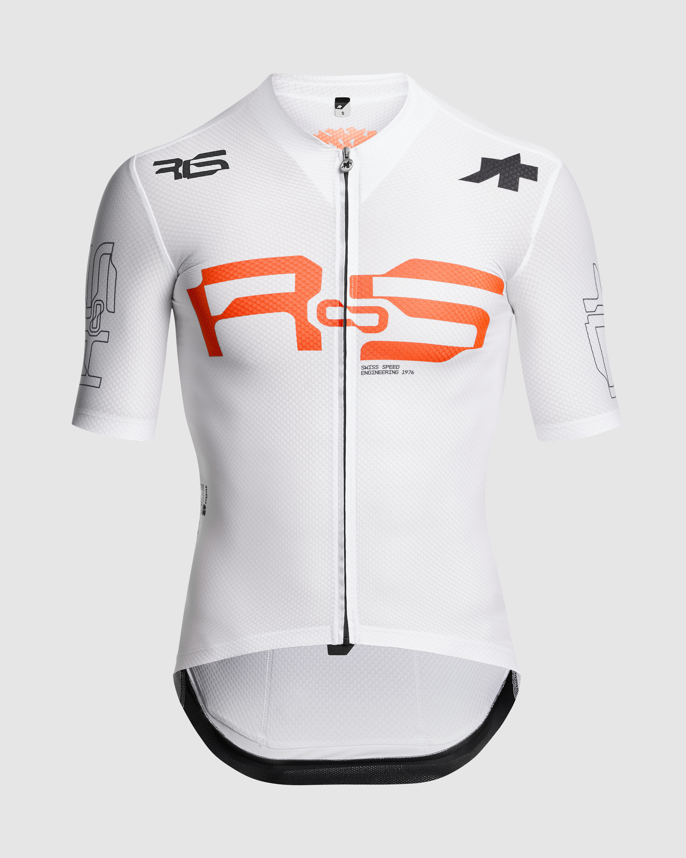 ASSOS EQUIPE R Shirt S11 OGAT, White Orange