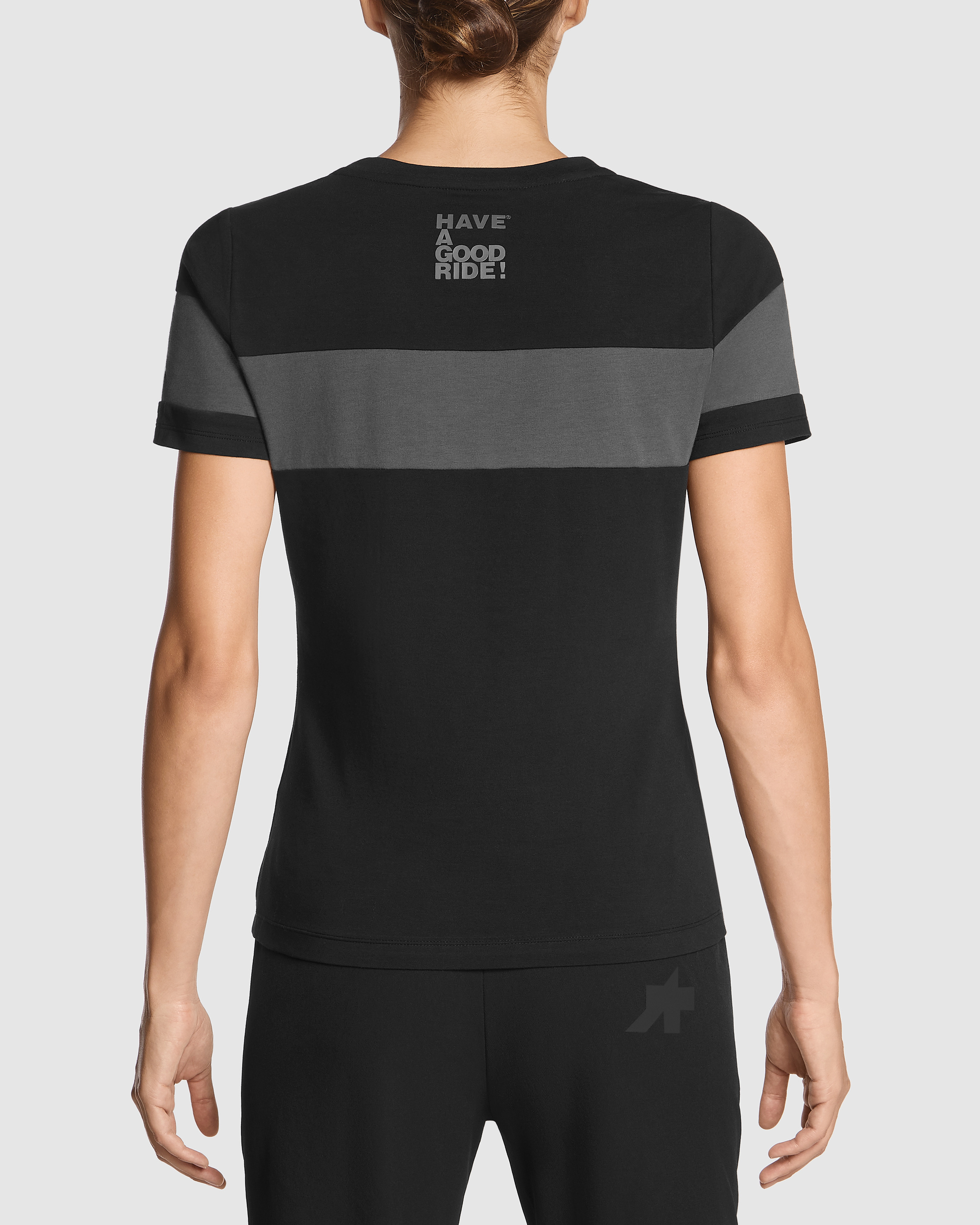 トップス S circle open T-shirts SIGNATURE Women's T-Shirt EVO, Black » ASSOS Of Switzerland