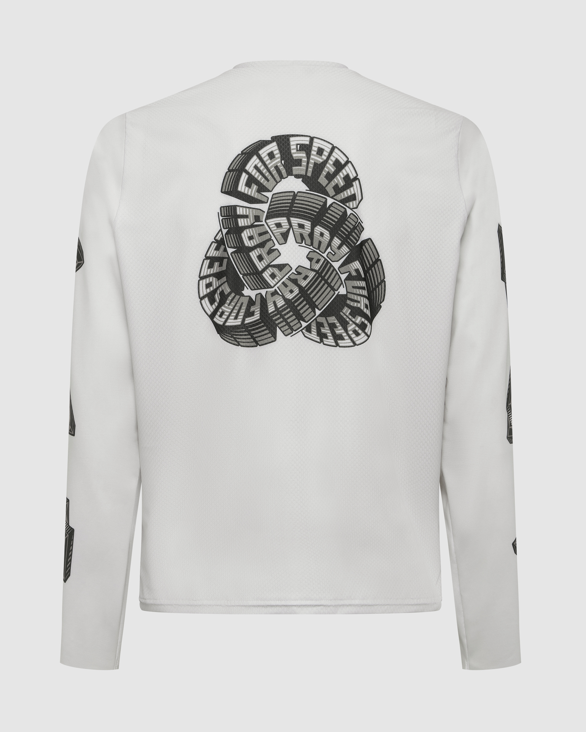 Tシャツ・カットソー ^LEATHERY^ Football Jersey Long Sleeve WHITE LRTS3301WH TACTICA LS Jersey x Safa Brian, Almond Milk » ASSOS Of