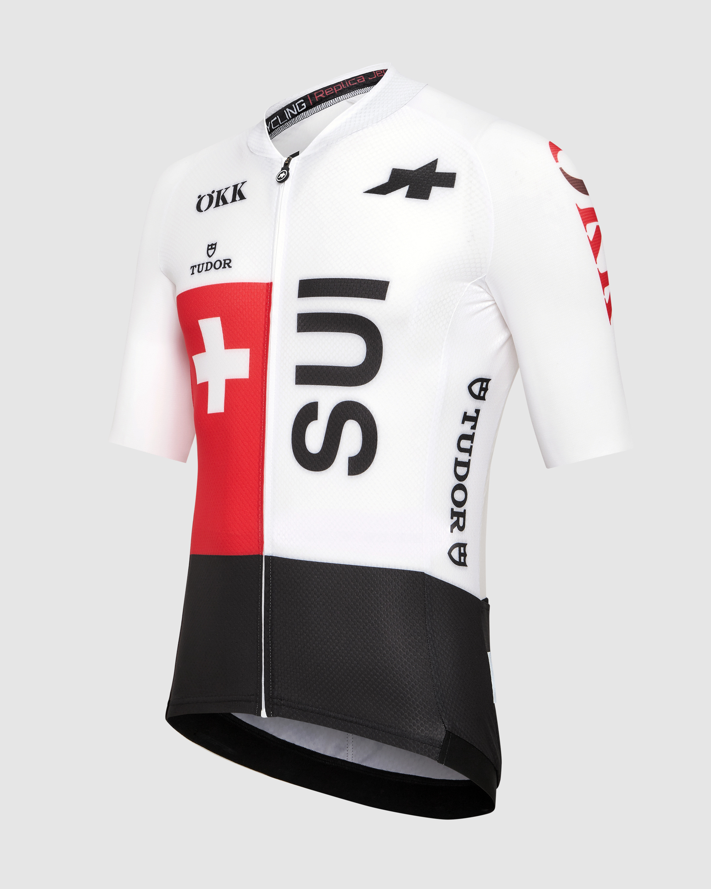 Descent  Swiss Team モデル
デサントスイスチームミドラー Swiss Cycling Jersey C2 EVO 2025, White Series » ASSOS Of