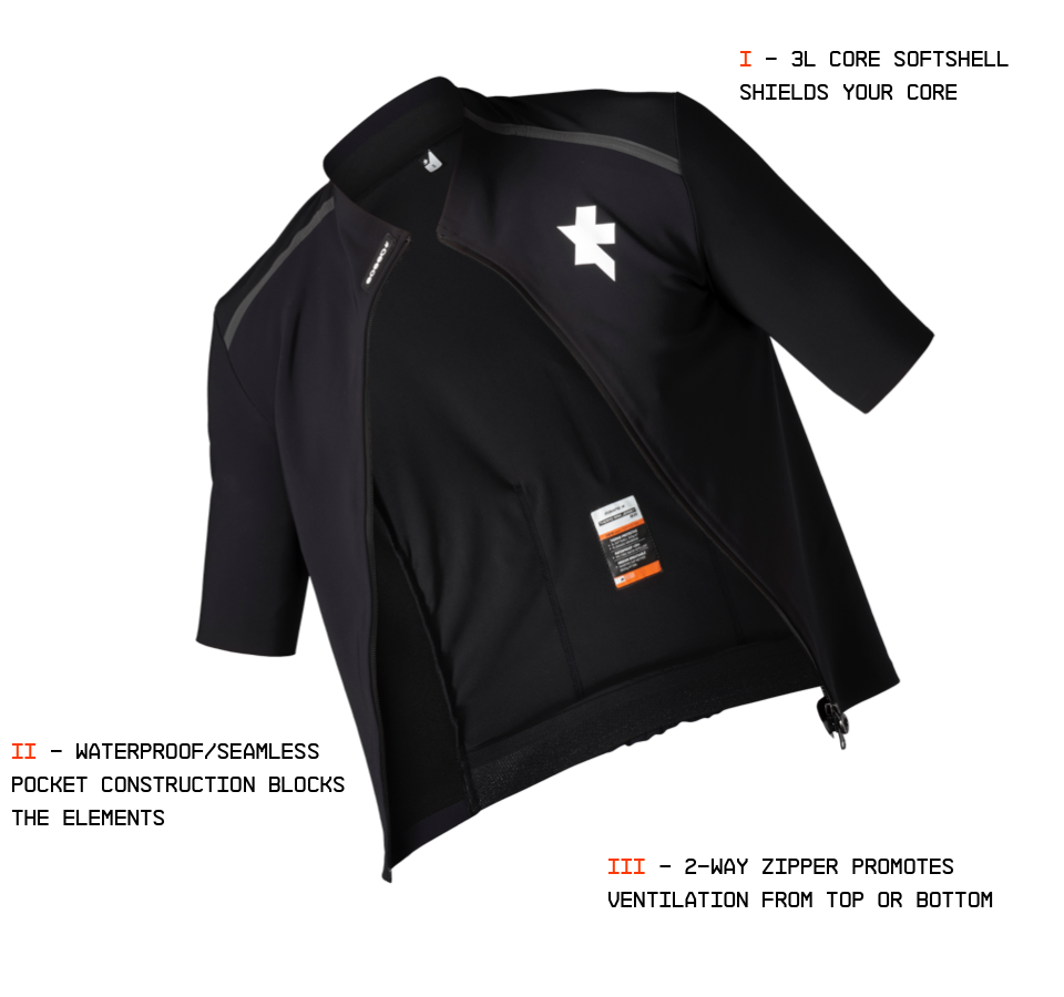 ウェア ASSOS EQUIPE RS PROF SERIES EQUIPE RS Jersey Prof Edition, Hydro Blue » ASSOS Of Switzerland